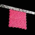 Transparent Rolling Pin Dough Roller Texture Embossing Fondant Cupcake DIY