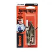 Ramset 3 / 16" x 50mm Round Head Toggle Spring - 4 Pack