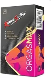 Kama Sutra Orgasmax 12S - 4 In 1 Condoms - From India