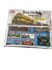 VINTAGE MODEL POWER KING OF THE RAILS ELECTRIC TRAIN SET HO SCALE NEW No. 1080