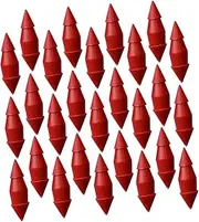 Milisten 50pcs Plant Water Meter Sink Plug Water Pipe Vacation Plant Watering System Drip System Drip Emitter Basket Plant Watering Devices Basin Hole Drain Irrigation Stoppers Plastic Red