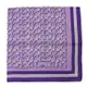 【COACH】經典滿版C LOGO蠶絲大方巾/絲巾/圍巾(紫色)