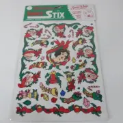 Disney Christmas Smart Stix Snow White Seven Dwarfs Reusable Stickers Decals