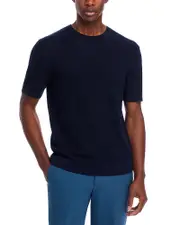Theory Textured Short Sleeve Sweater