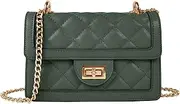 [SG SUGU] Small Quilted Crossbody Bag, Trendy Designer Mini Shoulder Bag, Phone Wallet Purse for Women