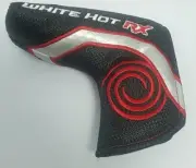 PUTTER COVER - RED ODYSSEY WHITE HOT RX BLADE PUTTER HEADHEADCOVER - NEW