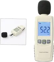 Hohopeti Decibel Monitor Decibel Indicator Noise Measuring Instrument White Monitor Digital Sound Level Monitor