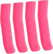 4pcs Silicone Bike Brake Lever Protectors Anti-Slip Brake Handle Covers Bicycle Brake Handle Sleeve for Mountain Road Folding Bikes