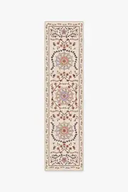 75' x 305' | Machine Washable Runner Rug | Kid & Pet Friendly | Indoor Rug | Suzani Purple Rug | Ruggable