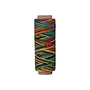 Multicolor Premium Waxed Polyester Thread for Leather Crafting, 1mm x 164ft, Dur