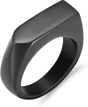 BIAIHQIE Cremation Jewelry for Ashes Geometry Memorial Urn Ring Ashes Holder Keepsake Cremation Ring for Men,3,10