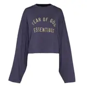 [Fear of God ESSENTIALS] Tri-Blend Cropped Longsleeve Tee Women