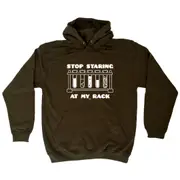 Stop Staring At My Rack - Funny Novelty Hoodies Hoodie