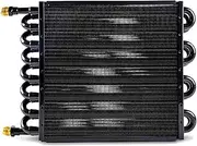 15300 Fluid Cooler 16 Pass 16" Tube & Fin Electra-Cool Transmission Oil Cooler Core - AN8 OSA018(Black)