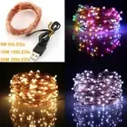 5M 10M 20M USB Powered Copper Wire String Fairy Lights Home Xmas Wedding Party