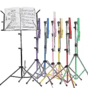 Heavy Duty Foldable Music Stand Holder Base Tripod Orchestral Conductor Sheet Black
