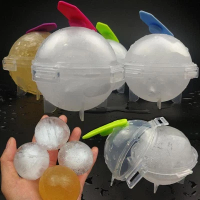Round Ice Cube Ball Trays Large 6cm Ball Ice Molds Bar Party Cocktail Sphere