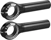 2pcs Carbon Fiber Vice Handle Bicycle Handle Bar Extensions Bicycle Handlebar Extender Handlebar Extender Bar Ends Carbon Fiber