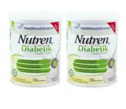 2 X Nestle Nutren Diabetic Complete Nutrition Vanilla Flavour 800g