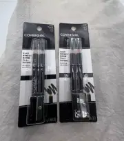 CoverGirl Easy Breezy Brow Fill Define 2pk Pencils Crayons With Sharpener