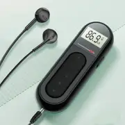 Portable Radio Mini FM Digital Radio Pocket Personal Radio Rechargeable LCD