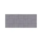 8008 x 3432mm Modular Decking Alpine Ash Composite Ekodeck Designer 21 Panel Kit