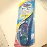 Dr Scholls Massaging Gel Insoles WOMEN Size 6 - 10 Foot Pain Leg Muscle Relief