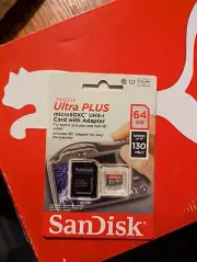 sandisk ultra plus 64gb micro sd card