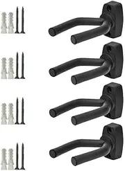 Gun Racks Wall and Mount Shotgun Hook Rifle Hanger Gun Storage Display for Rifles, Shotguns, Airsoft, Compound Bow, Guitar 4 Set