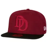 Daredevil Black Brim New Era 59Fifty Fitted Hat Red