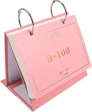 DOITOOL 2023 Postgraduate Entrance Examination Calendar Daily Decor Counting Days Calendar Day Numbers Table Top Decor Desktop Planner Examination Planner Paper Pink