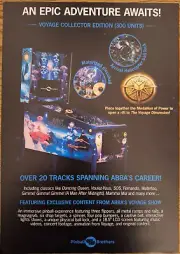 ABBA VOYAGE COLLECTOR Edition by Pinball Brothers pinball flyer plus mini flyer