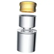 Faucet Aerator 360° Swivel Kitchen Sink Sprayer Attachement Dual Chrome