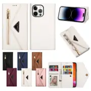 Wallet Cover For iPhone 14 13 12 11 Pro Max XS XR 8 7 Plus Leather Phone Case