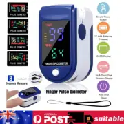 Finger Pulse Oximeter Blood Oxygen Saturation Monitor Heart Rate Professional
