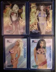 2003 BENCHWARMER Liquid Hotties & All American Holos Card Lot!