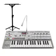 Crystal Table Top KORG microKORG Synthesizer w/Stand Japan JP