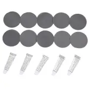 10Pc Pvc Glue For Air Mattress Inflating Bed Boat Sofa Repair Kit Patches Glue gray