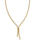 Bloomingdale's Fine Collection Popcorn Link Lariat Necklace in 14K Yellow Gold, 17