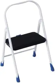 Safety 11-511 1st Simplicity One-Step Steel Step Stool White