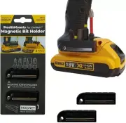 StealthMount DeWalt Magnetic Bit Holder - 2 Pack Drill Bit Organizer | Bit Hold