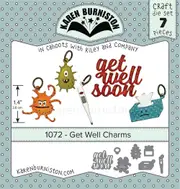 Karen Burniston Get Well Charms Die