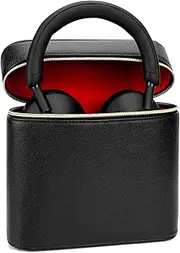 Geekria NOVA Headphones Pouch Compatible with Sony WH-1000XM6, Bose QC Ultra, JBL Tune 720BT and More, Soft Shell Replacement Protective Travel Carrying Bag (Black)
