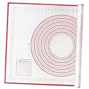 silicone pastry mat non stick baking mat with measurement 32"L x 24"W Red
