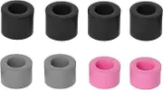 Rubber Roller Replacement Compatible with Cricut Maker 3 and Explore Air2 1 Series, Durable Long-Lasting[8Packs] Black Gray