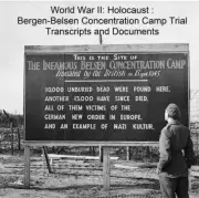 WWII: Holocaust Bergen-Belsen Concentration Camp Trial Transcripts USB Drive