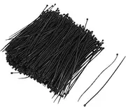 URBEST Self Locking Wire Cable Zip Tie Fasten Wrap 5.5" Black Nylon 1000 Pcs