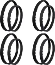 (4) Bissell ProHeat 2X Belt Sets 203-6688 / 203-6804 (8 BELTS TOTAL)