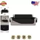 Oversized Couch Cover with Foam Sticks - Water-Resistant Pet Furniture Protector
