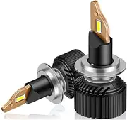 HAN-Store Fit for P1 50W 1mm Led Headlight H7 H4 D2S H11 9005 9006 9012 H1 Canbus Led Bulbs 6000K 10000LM Turbo Led Lamp Lens Car Light (Emitting Color : 6000K, Socket Type : H13)